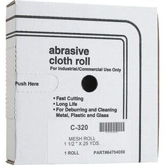Made in USA - Shop Rolls   Abrasive Material: Silicon Carbide    Roll Width (Inch): 1-1/2 - Exact Tool & Supply