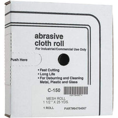 Made in USA - Shop Rolls   Abrasive Material: Silicon Carbide    Roll Width (Inch): 1-1/2 - Exact Tool & Supply