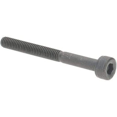 Value Collection - M3x0.50 Metric Coarse Hex Socket Drive, Socket Cap Screw - Grade 12.9 Alloy Steel, Black Oxide Finish, Partially Threaded, 30mm Length Under Head - Exact Tool & Supply