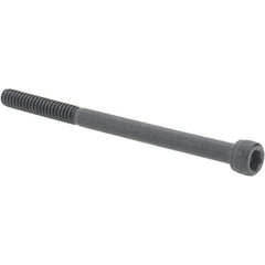 Value Collection - #10-24 UNC Hex Socket Drive, Socket Cap Screw - Alloy Steel, Black Oxide Finish, Partially Threaded, 2-3/4" Length Under Head - Exact Tool & Supply