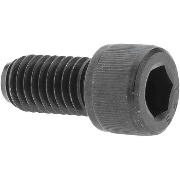 Value Collection - 1/2-13 UNC Hex Socket Drive, Socket Cap Screw - Alloy Steel, Black Oxide Finish, Fully Threaded, 1" Length Under Head - Exact Tool & Supply