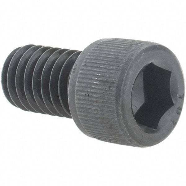 Value Collection - 3/8-16 UNC Hex Socket Drive, Socket Cap Screw - Alloy Steel, Black Oxide Finish, Fully Threaded, 5/8" Length Under Head - Exact Tool & Supply
