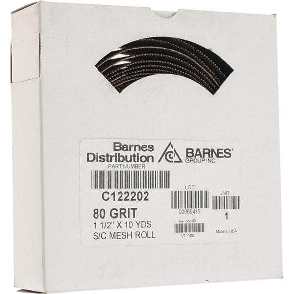 Made in USA - Shop Rolls   Abrasive Material: Silicon Carbide    Roll Width (Inch): 1-1/2 - Exact Tool & Supply