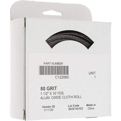 Value Collection - Shop Rolls   Abrasive Material: Aluminum Oxide    Roll Width (Inch): 1-1/2 - Exact Tool & Supply