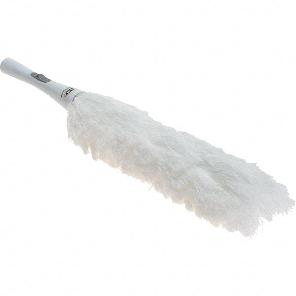 Value Collection - Microfiber Duster - 23" OAL, White - Exact Tool & Supply