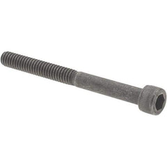 Value Collection - #8-32 UNC Hex Socket Drive, Socket Cap Screw - Alloy Steel, Black Oxide Finish, Partially Threaded, 1-3/4" Length Under Head - Exact Tool & Supply