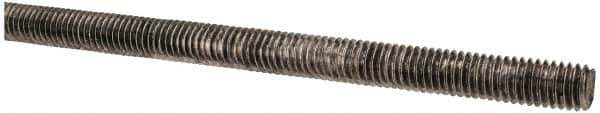 Made in USA - 3/8-16 UNC (Coarse), 3' Long, Stainless Steel Threaded Rod - Right Hand Thread - Exact Tool & Supply