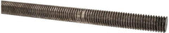 Made in USA - 1/2-13 UNC (Coarse), 3' Long, Stainless Steel Threaded Rod - Right Hand Thread - Exact Tool & Supply