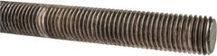Made in USA - 7/8-9 UNC (Coarse), 3' Long, Stainless Steel Threaded Rod - Right Hand Thread - Exact Tool & Supply