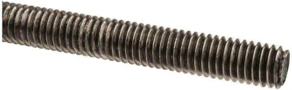 Made in USA - 3/8-16 UNC (Coarse), 6' Long, Stainless Steel Threaded Rod - Right Hand Thread - Exact Tool & Supply