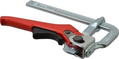 Bessey - 2-3/8" Deep Throat, 4" Max Capacity, Standard Sliding Arm Clamp - 400 Lb Clamping Pressure - Exact Tool & Supply