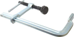 Bessey - 4-3/4" Deep Throat, 8" Max Capacity, Standard Sliding Arm Clamp - 1,800 Lb Clamping Pressure, 0.7" Spindle Diam - Exact Tool & Supply