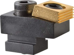 Mitee-Bite 1.94" OAL, 9/16" T slot, 17,792.89 N Holding Force, Steel, T Slot Toe Clamp 0.62" Body Height, 1" Jaw Wide x 0.38" Jaw Height, 1" Overall Height, 1.12" Wide - Exact Tool & Supply