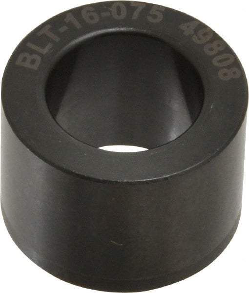 Jergens - 1.0018" OD, 3/4" Plate Thickness, Secondary Ball Lock, Modular Fixturing Liner - 16mm ID, -0.0004, 0.0000" Tolerance - Exact Tool & Supply