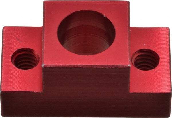De-Sta-Co - 0.37 to 3/4" High, 1/4-20 Port, Aluminum, Blank, Swing Clamp Arm - 1-1/2" OAL to 3/4" Overall Width - Exact Tool & Supply