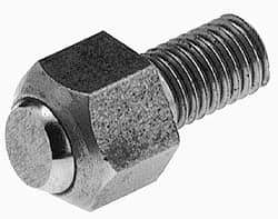 De-Sta-Co - M8 Thread, Swivel Thrust Pad - 7° Pivot Angle, For Use with Variable Stroke Straight-Line Action - Exact Tool & Supply
