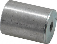 Mag-Mate - 1/4-2 Thread, 1" Diam, 1-5/16" High, 43 Lb Average Pull Force, Neodymium Rare Earth Pot Magnet - 5/16" Tapped Hole Depth, Aluminum Insulated - Exact Tool & Supply