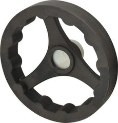 J.W. Winco - 200mm, Handwheel - 40mm Hub, Plastic, Plain Finish - Exact Tool & Supply