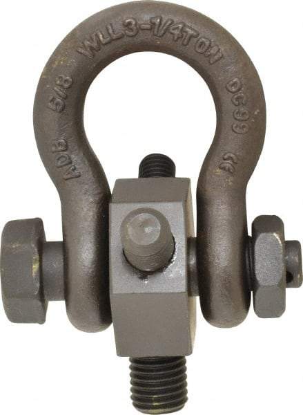 American Drill Bushing - 1/2-13 Thread Size Universal Lift Ring - 3/4 Inch Thread Length, 4-3/8 Inch Ring Height - Exact Tool & Supply