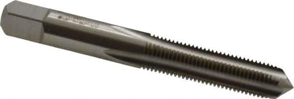 Heli-Coil - 5/16-24 UNF, H2, 4 Flute, Plug Chamfer, Bright Finish, High Speed Steel Hand STI Tap - 2-15/16" OAL, 1-1/4" Thread Length, 7/16" Square Length, 0.286" Square Size, 3B Class of Fit - Exact Tool & Supply