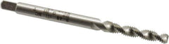 Heli-Coil - #3-48 UNC, 2 Flute, Bottoming Chamfer, Bright Finish, High Speed Steel Spiral Flute STI Tap - Right Hand Flute, 1-15/16" OAL, 0.141" Shank Diam, 5/8" Thread Length, 3B Class of Fit - Exact Tool & Supply