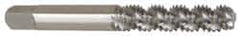 Heli-Coil - 1/4-20 UNC, 3 Flute, Bottoming Chamfer, Bright Finish, High Speed Steel Spiral Flute STI Tap - Right Hand Flute, 2-23/32" OAL, 0.318" Shank Diam, 1-1/8" Thread Length, 3B Class of Fit - Exact Tool & Supply