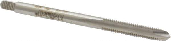 Heli-Coil - #4-40 UNC, H1, 2 Flutes, Plug Chamfer, Bright Finish, High Speed Steel Spiral Point STI Tap - 2" OAL, 0.141" Shank Diam, 11/16" Thread Length, 3/16" Square Length, 0.11" Square Size, 3B Class of Fit - Exact Tool & Supply