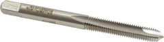 Heli-Coil - #8-32 UNC, H2, 2 Flutes, Plug Chamfer, Bright Finish, High Speed Steel Spiral Point STI Tap - 2-3/8" OAL, 0.22" Shank Diam, 15/16" Thread Length, 9/32" Square Length, 0.165" Square Size, 3B Class of Fit - Exact Tool & Supply