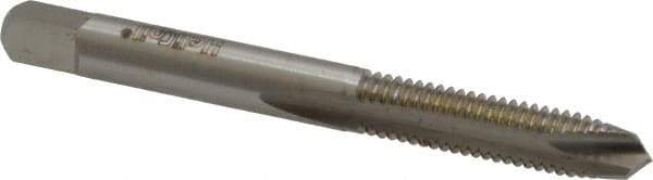 Heli-Coil - #10-24 UNC, H2, 2 Flutes, Plug Chamfer, Bright Finish, High Speed Steel Spiral Point STI Tap - 2-1/2" OAL, 0.255" Shank Diam, 1" Thread Length, 5/16" Square Length, 0.191" Square Size, 3B Class of Fit - Exact Tool & Supply