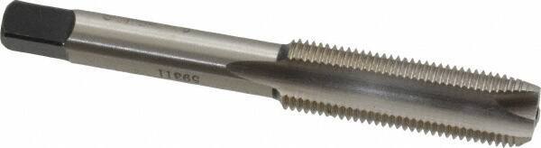 Heli-Coil - 3/8-24 UNF, H2, 3 Flutes, Plug Chamfer, Bright Finish, High Speed Steel Spiral Point STI Tap - 3-5/32" OAL, 0.323" Shank Diam, 1-7/16" Thread Length, 13/32" Square Length, 0.242" Square Size, 3B Class of Fit - Exact Tool & Supply