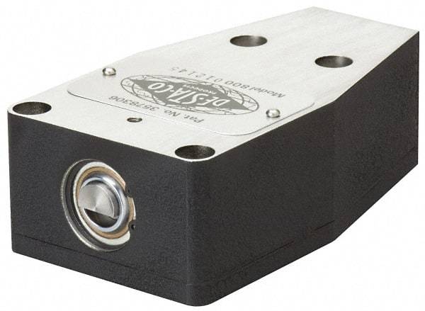 De-Sta-Co - 1,200 Lb Holding Capacity, 0.1575" Max Opening Capacity, 4.83 bar Clamping Pressure, Air Hold Down Clamp - 1/2" Arm Length, 4.81" Clamp Length, 2.72" Clamp Width, 1.63" Clamp Height, Mounting Holes - Exact Tool & Supply