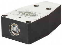 De-Sta-Co - 1,500 Lb Holding Capacity, 0.0906" Max Opening Capacity, 4.83 bar Clamping Pressure, Air Hold Down Clamp - 1/2" Arm Length, 4.81" Clamp Length, 2.72" Clamp Width, 1.63" Clamp Height, Mounting Holes - Exact Tool & Supply