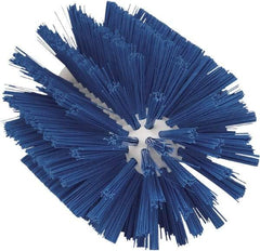 Vikan - 4" Diam Polyester Tube Brush - 6-1/2" OAL, 5-1/4" Head Length, Polypropylene Handle - Exact Tool & Supply
