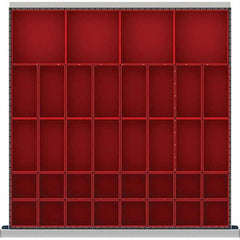 LISTA - 36-Compartment Drawer Divider Layout for 2.17" High Drawers - Exact Tool & Supply