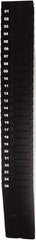 Lathem Time - 33-1/2" High x 4-1/2" Wide 25 Pocket Adjustable Time Card Rack - Black, Use with Time Cards - Exact Tool & Supply