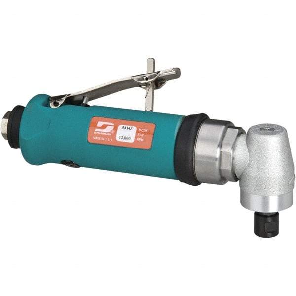 Dynabrade - 12,000 RPM, Pneumatic Angle & Disc Grinder - 38 CFM, Rear Exhaust - Exact Tool & Supply