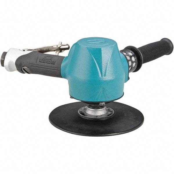Dynabrade - 7" Max Disc, 7,200 RPM, Pneumatic Handheld Disc Sander - 87 CFM, 1/2" Inlet, 2 hp, 90 psi - Exact Tool & Supply