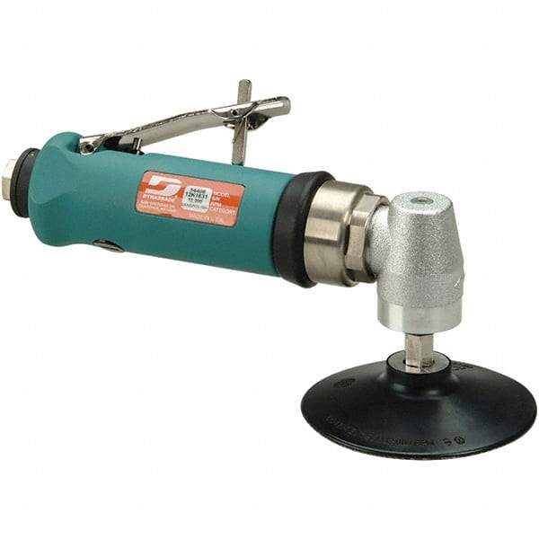 Dynabrade - 4" Max Disc, 12,000 RPM, Pneumatic Handheld Disc Sander - 39 CFM, 1/4" Inlet, 0.7 hp, 90 psi - Exact Tool & Supply