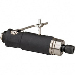 Dynabrade - 1/4" Collet, Straight Handle, Air Straight Die Grinder - 20,000 RPM, Rear Exhaust, 38 CFM, 0.7 hp, 90 psi, 1/4" Inlet - Exact Tool & Supply