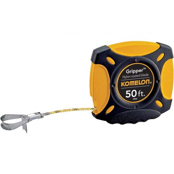 Komelon - 50' x 3/8" Yellow Blade Tape Measure - Exact Tool & Supply
