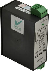 Sola/Hevi-Duty - 30 Watt, 1 Amp, 264 VAC, 375 VDC Input, +15/ to 15 VDC Output, Chassis, DIN Rail Power Supply - Exact Tool & Supply