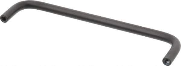 Electro Hardware - 10-32 Internal Thread, 5/16" Handle Diam, Black Anodized Aluminum Drawer Pull - 6" Center to Center - Exact Tool & Supply