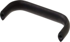 Electro Hardware - 3" Center to Center, Brush Black Anodized Aluminum Pull Handle - 1.281" High - Exact Tool & Supply