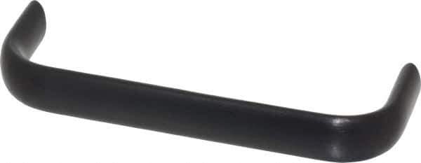 Electro Hardware - 4-9/16" Center to Center, Brush Black Anodized Aluminum Pull Handle - 1.5" High - Exact Tool & Supply
