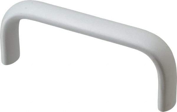 Electro Hardware - 4" Center to Center, Clear Anodized Aluminum Pull Handle - 1.75" High - Exact Tool & Supply