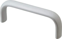 Electro Hardware - 4" Center to Center, Clear Anodized Aluminum Pull Handle - 1.75" High - Exact Tool & Supply