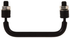 Electro Hardware - 4" Center to Center, Nickel Plated Brass Pull Handle - 1.85" High - Exact Tool & Supply