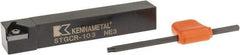 Kennametal - STGC, Right Hand Cut, 0° Lead Angle, 5/8" Shank Height x 5/8" Shank Width, Neutral Rake Indexable Turning Toolholder - 4" OAL, TC..32.5. Insert Compatibility, Series Screw-On - Exact Tool & Supply