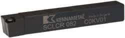 Kennametal - SCLC, Right Hand Cut, 5° Lead Angle, 1/2" Shank Height x 1/2" Shank Width, Neutral Rake Indexable Turning Toolholder - 3-1/2" OAL, CC..21.5. Insert Compatibility, Series Screw-On - Exact Tool & Supply