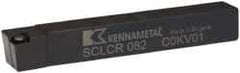 Kennametal - SCLC, Right Hand Cut, 5° Lead Angle, 1/2" Shank Height x 1/2" Shank Width, Neutral Rake Indexable Turning Toolholder - 3-1/2" OAL, CC..21.5. Insert Compatibility, Series Screw-On - Exact Tool & Supply